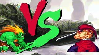 Blanka VS Genjuro Kibagami Mugen Street Fighter VS Samurai Shodown | Mugen