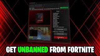 HOW TO GET UNBANNED FROM FORTNITE | UNBANNED.GG TEMPORARY SPOOFER