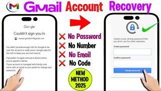 Gmail account recovery 2025 || How to recover Gmail account || Google account recovery