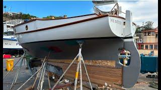 Carvel Planking Ep28: Preparing to launch- adding the deadwood, lead keel and mast