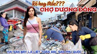 RẺ HAY MẮC Hải Sản CHỢ DƯƠNG ĐÔNG PHÚ QUỐC Báo Giá TÔM MỰC TƯƠI RÓI, Bán Toàn Đặc Sản Thơm Ngon KPVL