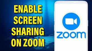 How to Enable Screen Sharing on Zoom App 2023 @webtotech