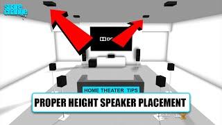 PROPER Height Speaker Placement For Dolby Atmos & DTS-X | Home Theater Talk w/ Trinnov