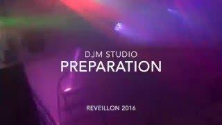 DJM STUDIO LIGHT SHOW préparation pour la soirée du nouvel an 2016!