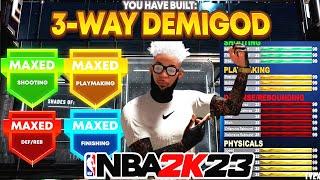 NBA 2K23 DEMIGOD 6'9 BUILD | BEST 6'9 BUILD NBA 2K23 | THIS BUILD CAN DO IT ALL