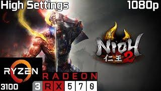 Nioh 2 | RX 570 + Ryzen 3 3100 + 16GB RAM | 1080p