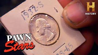 Pawn Stars: SHOCKING APPRAISAL 1932 Washington Quarter (Season 2)