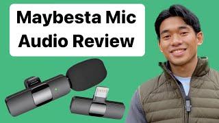 Amazon’s Choice Lav Mic: Outdoor audio review of Maybesta Wireless Lavalier Microphone for Iphone