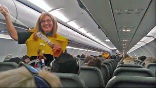 World's Funniest Flight Attendant Leaves Passengers In Hysterics