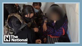 Women freed after being held by ISIS at Al Hol camp