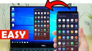 HOW TO DISPLAY ANDROID PHONE SCREEN ON PC (WINDOWS 10)