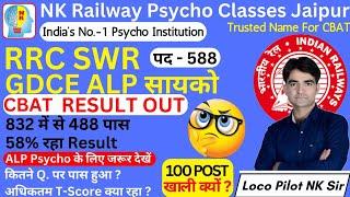 Gdce SWR ALP Psycho Test Result Out॥ कितना रहा प्रत्येक टैस्ट का T-Score॥ alp cbat test॥ nk psycho