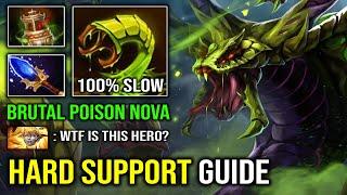 NEW Hard Support Venomancer Guide | 100% Annoying Slow DPS with Aghanim Poison Nova Dota 2