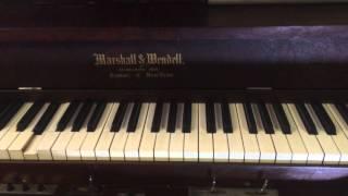 This Pedal Pump Piano fully restored and repaired but Jim Steagall The Player Piano Guy