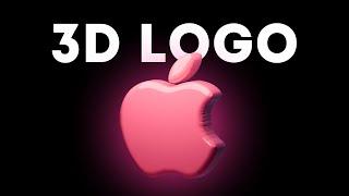 Turn 2D Logo into 3D in Blender - Easy Tutorial for Beginners