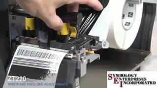 Zebra ZT220 Printhead Pressure Adjustment