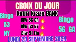 CROIX DU JOUR ️BOUL CHO POUR MATIN 23 SEPTEMBRE 2024 ️Bingo 58GA #boulcho #show9eltontv #bouldife