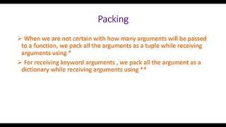 Python Interview Question: What is Packing and Unpacking in Python?