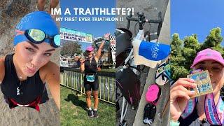 IM A TRIATHLETE !!! My first ever triathlon in California !!