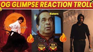  OG Glimpse Reaction Troll  | Pawan Kalyan | Sujeeth | OG Glimpse Reation | T3