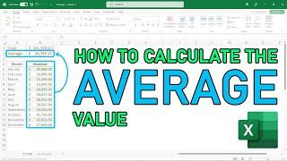 How to Calculate the AVERAGE Value in EXCEL - Easy and Useful Function