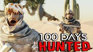 I Spent 100 DAYS Being Hunted In Ark: Survival Evolved! [Scorched Earth]