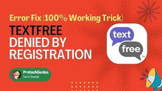 Textfree denied by registration abuse detector Fix (100% Working) | Textfree Sign up Problem Fix