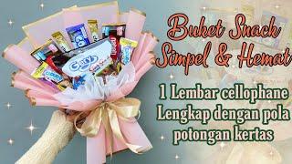 BUKET SNACK SIMPEL WRAPPING 1 LEMBAR CELLOPHANE || BUKET 1 LEMBAR CELLOPHANE