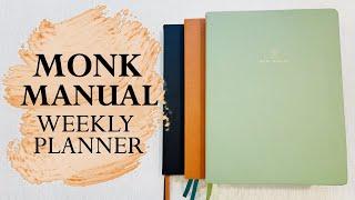 Monk Manual Weekly Planner + 10% OFF | Plan Like a Monk in 2025