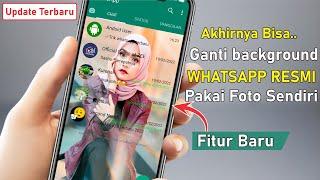 Cara Ganti Background di WHATSAPP RESMI Pakai Fitur Terbaru