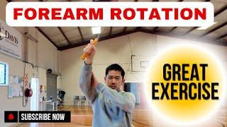 Boost Your Badminton Power with THIS Forearm Rotation Exercise