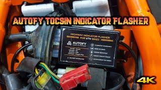 Autofy TOCSIN Indicator Flasher For KTM Bikes Hazard Flasher (40 Patterns)