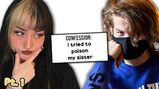 Reading some of the craziest confessions with Ranboo