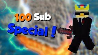 100 SUB SPECIAL PVP MONTAGE || MCPE @PSD1 @SenpaiSpider