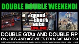 GTA V Online - DOUBLE Money and RP Weekend - Easy Money and RP - Rooftop Rumble Anyone? (GTA 5)