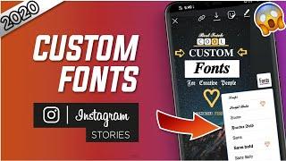 Best way to Add Custom Fonts in Instagram Stories Without Leaving The App