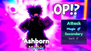 Showcasing Mythic Unit Ashborn in Update 20 of Anime Adventures