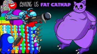 어몽어스 VS Fat CATNAP (Poppy Playtime) | AMONG US ANIMATION