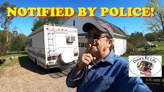 MOVING DAY IS HERE! - A Visit From The Police Have Changed My Plans! - Changing RVs Begin Today!