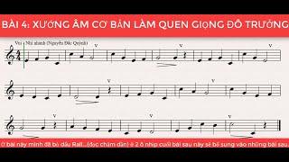 Xướng âm cơ bản bài 4