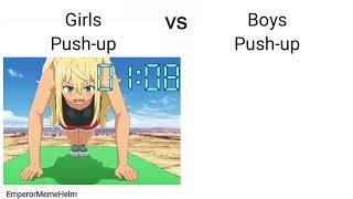 Girl Vs Boy Push Up(Russian Power)