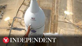 Artemis 1: Nasa abandons second moon rocket launch attempt after fuel leak