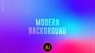 How to modern grainy gradient background in Adobe İllustrator, grainy textured background