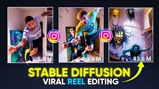 Deforum Stable Diffusion Reels Video Editing In Android | Viral Instagram Reels Video Editing