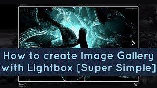 How to Create Image Gallery with Lightbox [Super Simple]