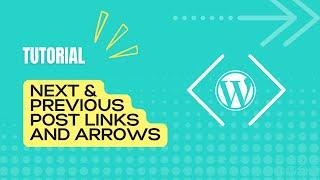 How To Add Next and Previous Post Links and Arrows In WordPress For Free? ⏪⏩