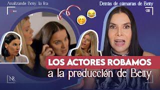 Los actores ROBÁBAMOS A LA PRODUCCIÓN: Detrás de cámaras de Betty la fea 🫨 | Analizando Betty la fea