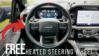 How I got a FREE heated steering wheel in my Raptor - @ford #fordraptor