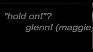 The Walking Dead Glenn's Death Leaked Audio