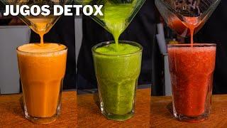 Así Prepare 3 Jugos de Frutas Saludables,Detox | Abelca